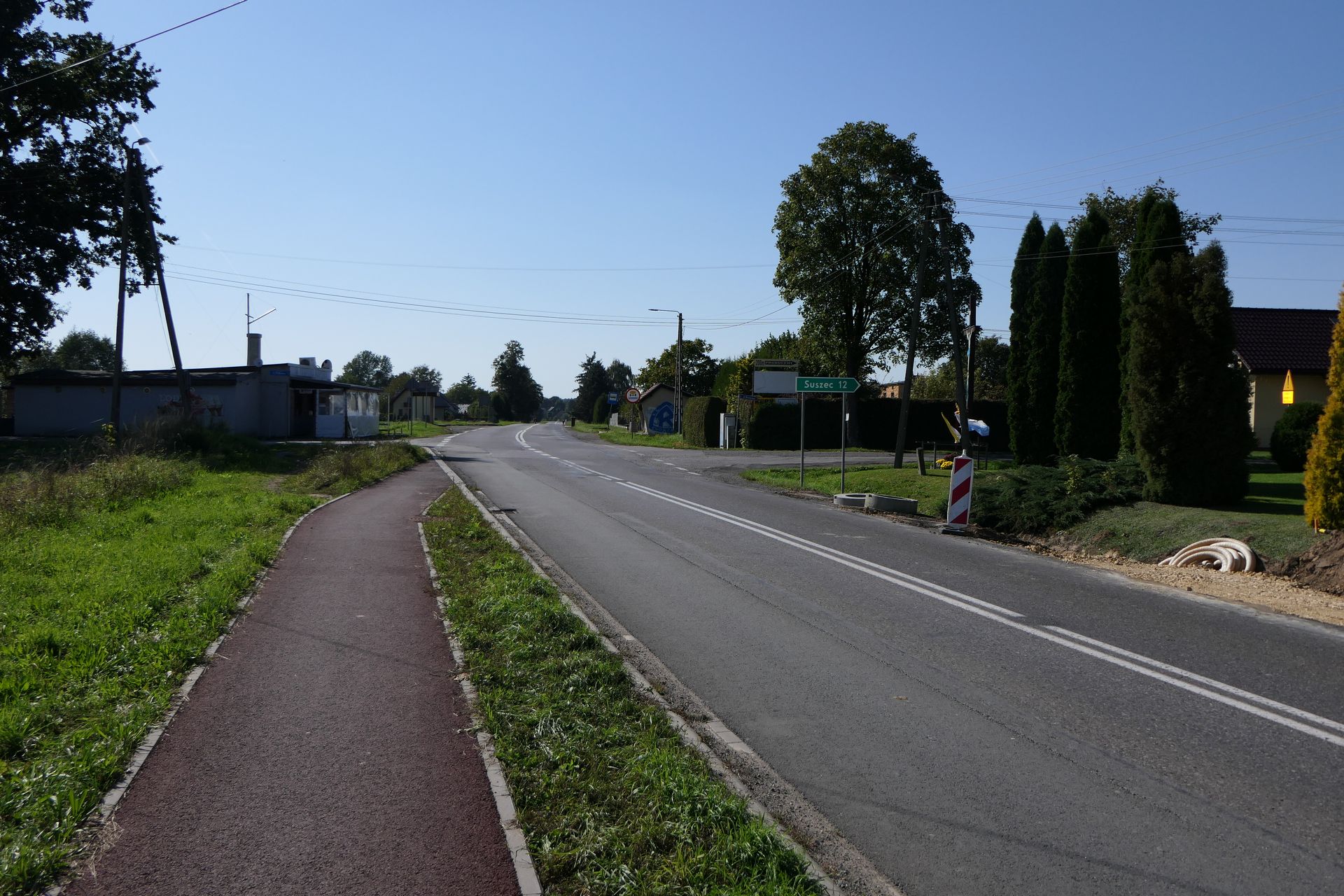 Inwestycja kończy się w okolicach ul. Brzozowej w Wiśle Wielkiej. Budowany obecnie odcinek ma trochę ponad 9 km długości. 