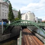 W centrum Wiednia na niewielkiej przestrzeni muszą się zmieścić drogi, tory kolejowe i kanały.